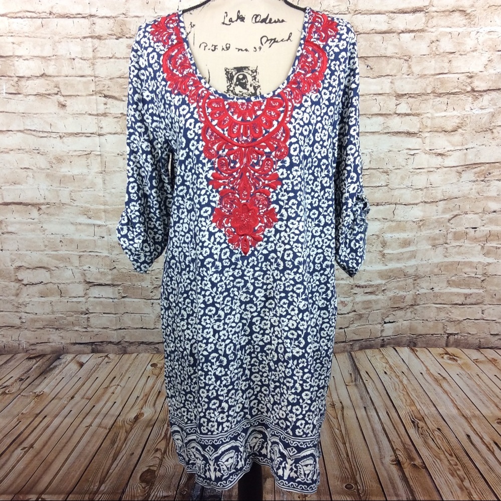 Patio Casuals Lounge Dress MuuMuu Coverup Medium